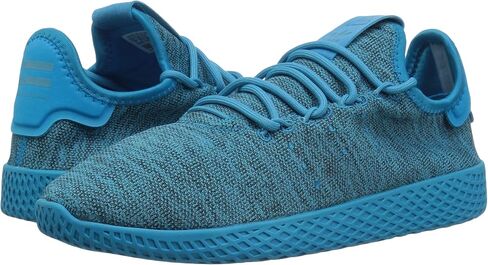 حذاء الجري PW Tennis HU للأطفال من الجنسين من adidas Originals، Bold Aqua/Bold Aqua/Chalk White، 7 M US للأطفال الكبار in Saudi Arabia