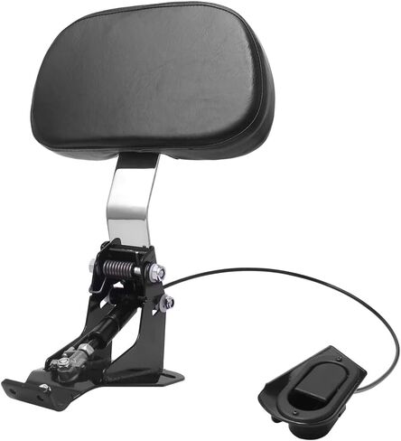 Adjustable Rider Backrest with Pad for Harley Touring Road King Street Glide FLHR FLHX 2009-2023 2022 2021 in Saudi Arabia