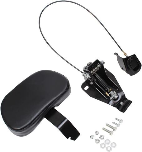 Adjustable Rider Backrest with Pad for Harley Touring Road King Street Glide FLHR FLHX 2009-2023 2022 2021 in Saudi Arabia