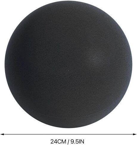 Silent Basketball，Foam Basketball Indoor Training Ball，Standard Hush Handle Basketball, Quiet Basketball Dribbling Indoor, Silent Swish Basketball 24cm Black in Saudi Arabia