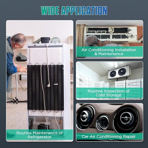 المقاييس الرقمية HVAC 92 مجموعة إعادة شحن غاز التبريد، مقاييس المنوعات الرقمية، اختبار ضغط الهواء وضيق الهواء، مجموعة قياس المنوع الرقمي، مقاييس التكييف مع خراطيم لأجهزة قياس التبريد r134a/r410a in Kuwait