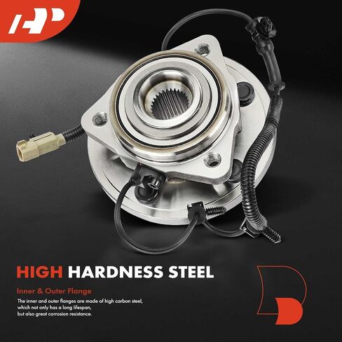 A-Premium 2 × محمل العجلة الأمامية ومجموعة المحور مع ABS و5 عروات متوافقة مع Jeep Commander 2006-2010، Grand Cherokee 2005-2010، 4WD وRWD in Saudi Arabia