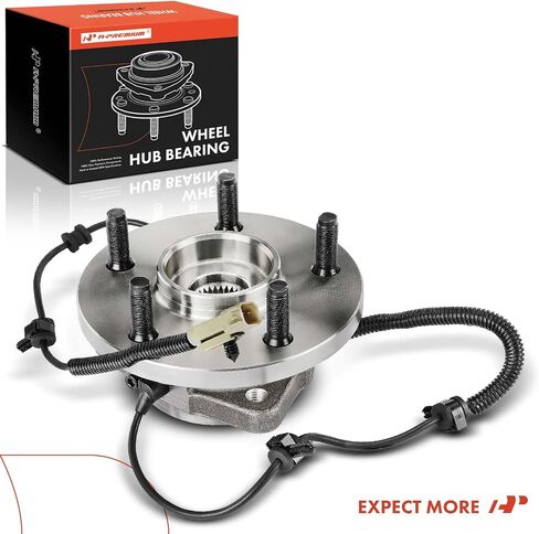 A-Premium 2 × محمل العجلة الأمامية ومجموعة المحور مع ABS و5 عروات متوافقة مع Jeep Commander 2006-2010، Grand Cherokee 2005-2010، 4WD وRWD in Saudi Arabia