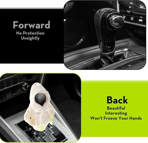 Shifter Hoodie Gear Shift Cover Gear Shift Hoodie Universal Car Shift Knob Hoodie 4.7 Inch Funny Hoodie Car Mini Hoodie for Car Shifter Gear Stick Hoodie Protector Decoration (Milky White) in Saudi Arabia