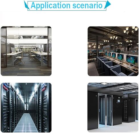 10Gtek 1U 19" Cable Manager Horizontal Rack Mount 24 Slot Metal Finger Duct Wire Organizer with Cover and Mounting Screws for Server Rack in Kuwait