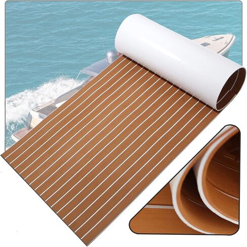 Boat Flooring Eva Foam Boat Decking Boat Flooring Decking Boat Flooring Foam for Kayak Sea Deck Decking Yacht Motorboat, RV Flooring, Surfboard Traction Pad(94.5"× 35.4") in Saudi Arabia