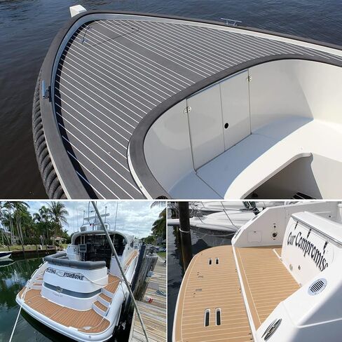 Boat Flooring Eva Foam Boat Decking Boat Flooring Decking Boat Flooring Foam for Kayak Sea Deck Decking Yacht Motorboat, RV Flooring, Surfboard Traction Pad(94.5"× 35.4") in Saudi Arabia