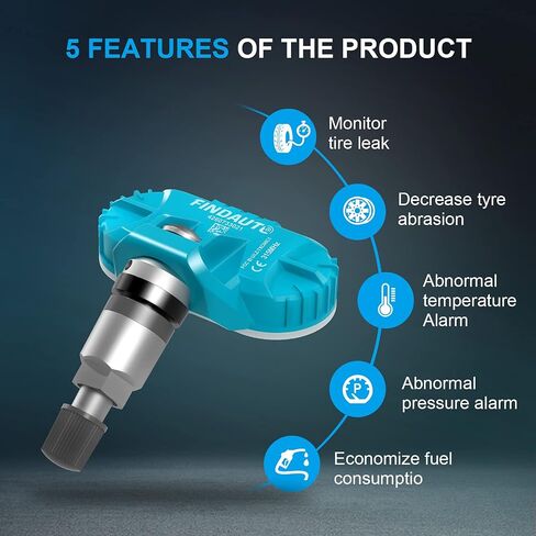 FINDAUTO Replacement for Tire Sensor 315MHz Original Equipment Tire Pressure Monitoring System TPMS +for Lexus for Pontiac for Scion for Toyota Replaces 4260733021 4Pack in Saudi Arabia