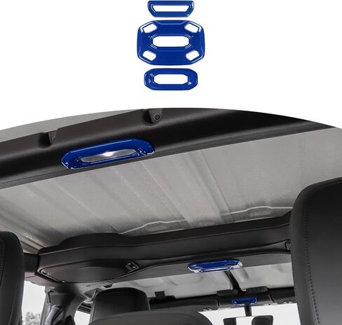 RT-TCZ لسيارة Wrangler JL غطاء خفيف للقراءة على السقف حافة حافة، ملحقات داخلية أرجوانية لسيارة Jeep Wrangler JL JLU 2018 Up 3 قطع in Kuwait