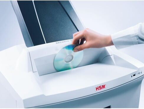 HSM SECURIO AF500 آلة التقطيع المتقاطعة المزودة بتغذية الورق تلقائيًا؛ تمزيق ما يصل إلى 500 قطعة تلقائيًا/121.7 يدويًا؛ سعة 21.7 جالون in Kuwait