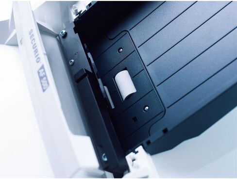 HSM SECURIO AF500 آلة التقطيع المتقاطعة المزودة بتغذية الورق تلقائيًا؛ تمزيق ما يصل إلى 500 قطعة تلقائيًا/121.7 يدويًا؛ سعة 21.7 جالون in Kuwait