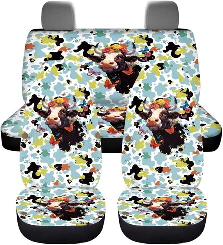 Basketball Graffiti Car Seat Covers Protects Front and Rear Bench Full Set Automotive Interior Cover for Car Truck Van SUV in Saudi Arabia