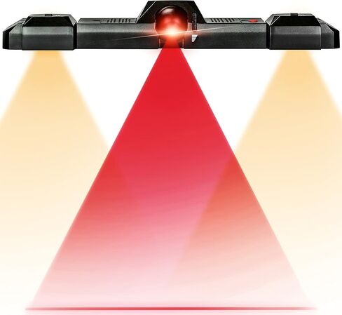 IgnatGames Laser Toe Line Marker - 2 in 1 Adjustable Laser Throw Line and LED Lights for Bristle or Electronic Dart Board, Electric Power Source not Included in Kuwait