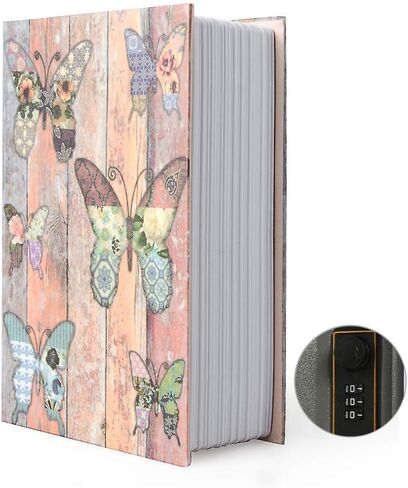 Small Sized Diversion Book Safe Storage Box, Dictionary Secret Safe Can with Security Combination Lock/Key, Diversion Book Hidden Safe (Combination, 66 Route) in Saudi Arabia