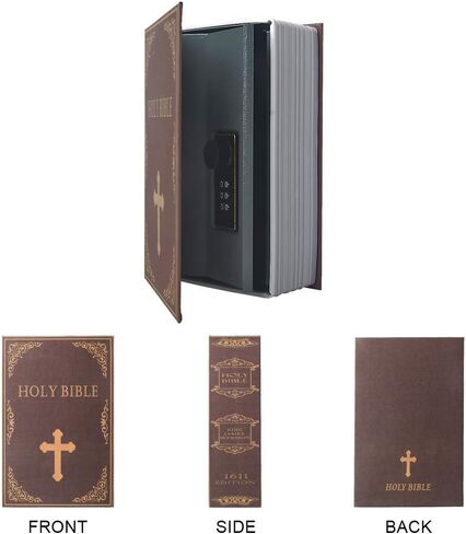 Small Sized Diversion Book Safe Storage Box, Dictionary Secret Safe Can with Security Combination Lock/Key, Diversion Book Hidden Safe (Combination, 66 Route) in Saudi Arabia