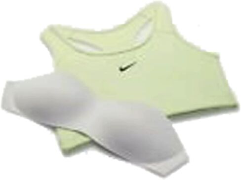 حمالة صدر رياضية مبطنة Dri-FIT للسيدات من Nike باللون الأخضر الفاتح مقاس L in Saudi Arabia