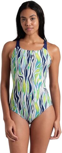 ARENA Performance Zebra Stripes Women's Swimsuit Swim Pro Back One Piece MaxLife Pool Training Suit for Competitive Swimmers in Saudi Arabia