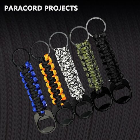 650lb Paracord Rope, Type III Paracord 50', 100', 200', 500'，1000' Lengths，4mm 9 Strand Parachute Spool Cord for DIY Projects and Outdoor in Saudi Arabia