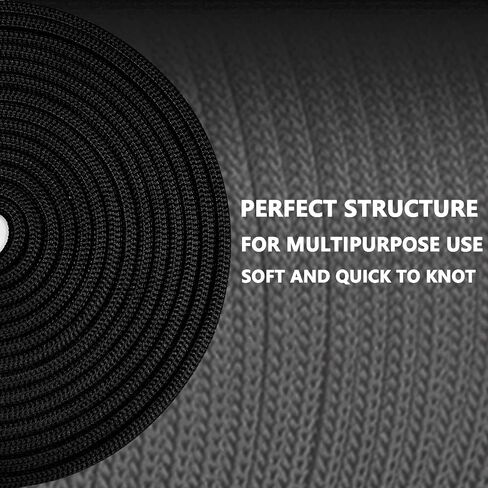 650lb Paracord Rope, Type III Paracord 50', 100', 200', 500'，1000' Lengths，4mm 9 Strand Parachute Spool Cord for DIY Projects and Outdoor in Saudi Arabia