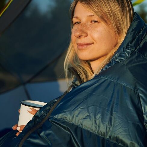 Oversized 0 Degree Cold Weather Sleeping Bag for Adult, 3-4 Seasons, Hooded, Waterproof, Windproof, Overstuffed Fits up to 6' 4", Light Weight, Mummy Style Butterfly Sleeping Bag in Saudi Arabia