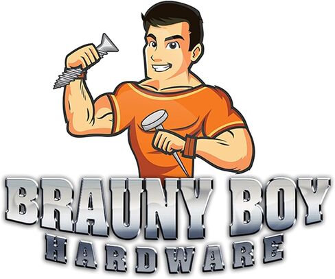 BRAUNY BOY - #12 × 10 بوصة - برغي خشبي طويل للغاية للبناء شديد التحمل - طلاء خارجي من الزنك الأصفر المقاوم للتآكل، خشب خارجي، منظر طبيعي - محرك رأس سداسي سهل - رأس شفة 10 بوصات (20) in Saudi Arabia