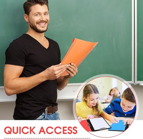40 Pack Binder Dividers 480 Sheets 12 Tab Binder Dividers 8.2 x 11.6 Inch for 2/3/4/11 Ring Binders Multicolor Binder Divider for 3 Ring Binders, Binder Tabs Notebook Dividers for School in Saudi Arabia