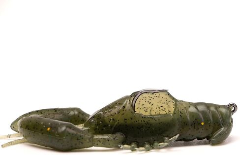 Crawfish Lures for Bass Fishing, Pre-Rigged Soft Fishing Lures, Amazing Bass Fishing Gifts for Men, 3inch, 5/8oz, 5Pcs in Saudi Arabia