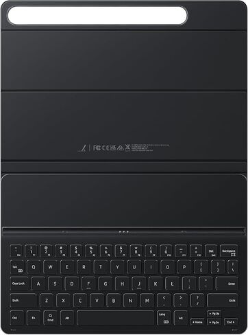 غطاء لوحة مفاتيح Samsung Galaxy Tab S9 FE نحيف، حافظة حماية للكمبيوتر اللوحي، تصميم رفيع وخفيف الوزن، ظهر مغناطيسي، تجربة تشبه الكمبيوتر الشخصي، مشاركة لوحة المفاتيح اللاسلكية، إصدار الولايات المتحدة، أسود in Saudi Arabia