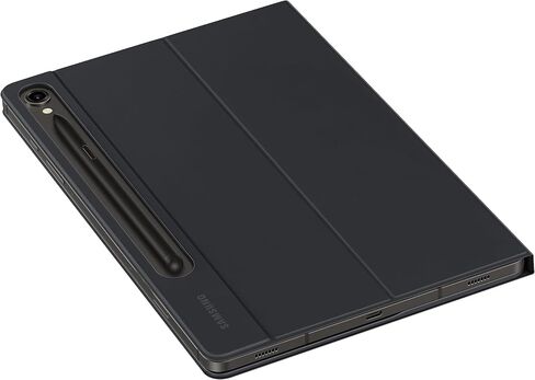 غطاء لوحة مفاتيح Samsung Galaxy Tab S9 FE نحيف، حافظة حماية للكمبيوتر اللوحي، تصميم رفيع وخفيف الوزن، ظهر مغناطيسي، تجربة تشبه الكمبيوتر الشخصي، مشاركة لوحة المفاتيح اللاسلكية، إصدار الولايات المتحدة، أسود in Saudi Arabia