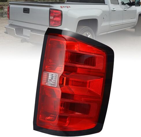 Boine متوافق مع 2014-2015 Chevy Silverado 1500 2500HD 3500HD، GMC Sierra 3500 HD ضوء خلفي للراكب الأيمن - لمبة وحزام أمان (جانب الراكب الأيمن) in Kuwait