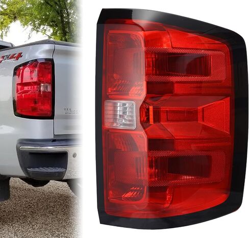 Boine متوافق مع 2014-2015 Chevy Silverado 1500 2500HD 3500HD، GMC Sierra 3500 HD ضوء خلفي للراكب الأيمن - لمبة وحزام أمان (جانب الراكب الأيمن) in Kuwait