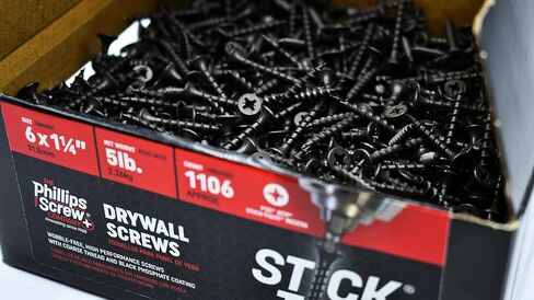 براغي الحوائط الجافة PSC مقاس 6 × 114 صندوق 5 رطل (عدد 1106) مع لقمة تأثير PSD ACR مقاس 2 بوصة - خيط كورسي، وأضلاع مثبتة، وتقنية لاصقة محكمة، وطلاء فوسفات أسود وطرف حاد in Kuwait