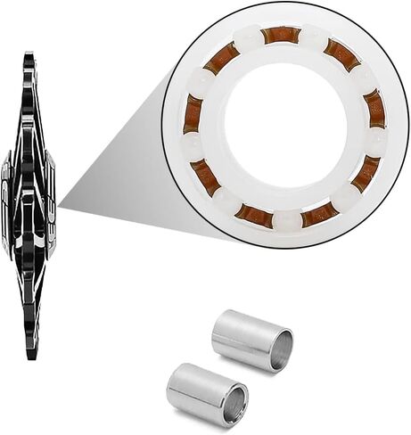 2Pcs Bicycle Ceramic Derailleur Pulley Wheel Quality Aluminum Alloy 11T Bike Derailleur Roller Compatible Shaft Diameter 4 / 5 / 6mm Derailleur Guide Roller Accessories in Saudi Arabia