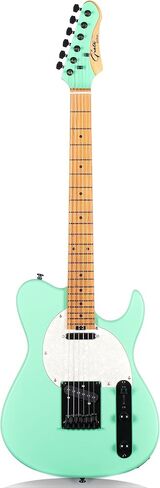 Grote Solid Electric Guitar GR Standard T Matte Finish Poplar Body Roasted Maple Neck with Gigbag (Pewter) in Saudi Arabia