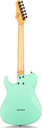 Grote Solid Electric Guitar GR Standard T Matte Finish Poplar Body Roasted Maple Neck with Gigbag (Pewter) in Saudi Arabia