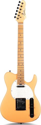 Grote Solid Electric Guitar GR Standard T Matte Finish Poplar Body Roasted Maple Neck with Gigbag (Pewter) in Saudi Arabia