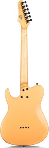 Grote Solid Electric Guitar GR Standard T Matte Finish Poplar Body Roasted Maple Neck with Gigbag (Pewter) in Saudi Arabia