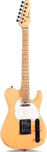 Grote Solid Electric Guitar GR Standard T Matte Finish Poplar Body Roasted Maple Neck with Gigbag (Pewter) in Saudi Arabia
