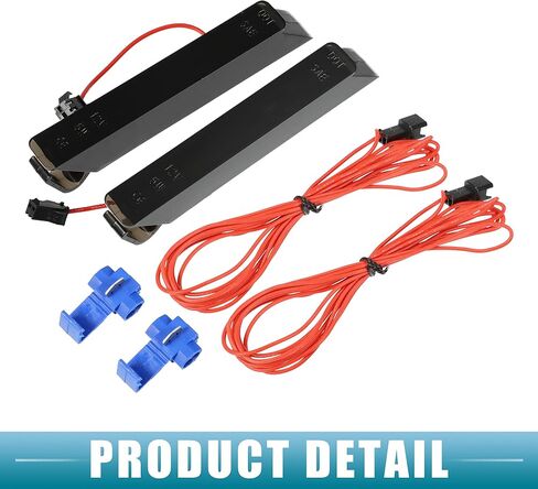 LED مرآة جانبية بدوره إشارة ضوء التخليص مصباح باب الرؤية الخلفية الجناح مرآة الوامض لفورد F150 2004-2006 الأصفر والأبيض LED عدسة سوداء 1 زوج in Saudi Arabia