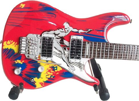 Axe Heaven Humans Joe Satriani Silver Surfer Miniature Guitar Replica (JS-601) in Saudi Arabia