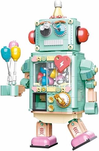 Mini Micro Blocks Set Egg-Twisti Robot Building Blocks Kit and Display Model for Home or Office, Idea Birthday Present and Game for Teens(600+PCS) in Kuwait