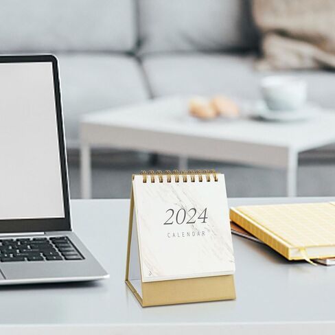 تقويم مكتب صغير، من يونيو 2023 إلى ديسمبر 2024، تقويم مكتبي قابل للطي، تقويم مكتبي صغير للمكتب المنزلي والمدرسة (عبوتان) in Kuwait