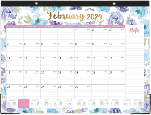 تقويم مكتب 2024 - يناير 2024 - ديسمبر 2024، تقويم مكتبي شهري كبير لمدة 12 شهرًا، 22 بوصة × 17 بوصة، وسادة مكتب، كتل كبيرة مسطرة، قائمة المهام والملاحظات، أفضل تقويم مكتب/جدار للتخطيط والتنظيم in Saudi Arabia