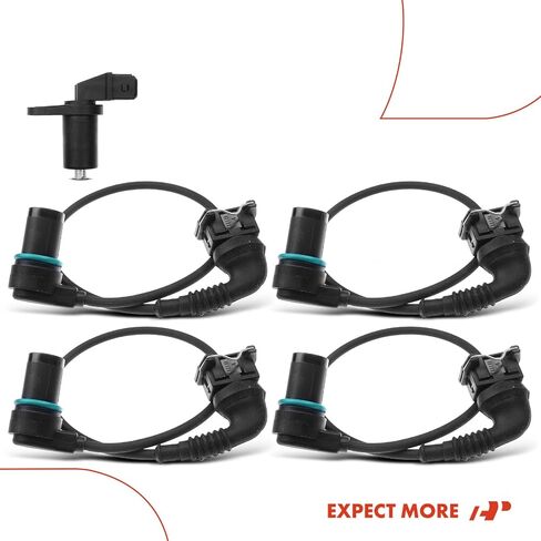 مستشعر موضع عمود الحدبات للمحرك A-Premium 5-PC متوافق مع BMW 540i 1999-2003، 740i 1999-2001، 740iL 2000-2001، 4.4L، استبدال # 12141742629، 12147518628 in Saudi Arabia