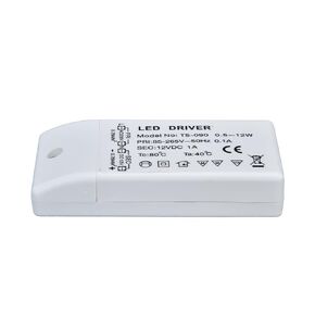 RiToEasysports 12V DC 1A LED Driver 12W Mystical/Fantasy Retardant Power Supply for LED Strips and Cabinet Lights 1 X Driver Commercial Use, Displays in Kuwait