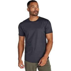 قميص BYLT Basics نشط بأكمام قصيرة منسدل للرجال - ماص للرطوبة، مطاط في 4 اتجاهات، قماش خفيف الوزن مسامي in Kuwait