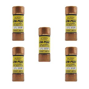 5 عبوات LPJ-30SP LPJ30SP LPJ-30A 600Vac مصهر تأخير الوقت، LPJ-30 فئة J، ذروة منخفضة، عنصر مزدوج، تحديد التيار، مصهر تأخير الوقت in Kuwait