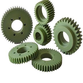 Nylon Gear Plastic Straight helical wear-Resistant Cylindrical Gear Transmission Accessories Single and Double Row Sprocket(02) in Saudi Arabia
