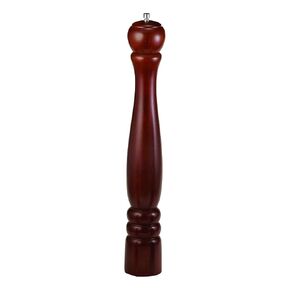 TableCraft PM1918 Wood Pepper Mill, 18" Rubberwood with Forged Steel Mechanism, Ideal for Restaurants and Catering Events in Kuwait