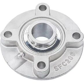 1 قطعة SUCFC201 SUCFC202 SUCFC203 304 الفولاذ المقاوم للصدأ الخارجي كروية تحمل حزام قاعدة إدراج تحمل (SUCFC201) in Kuwait